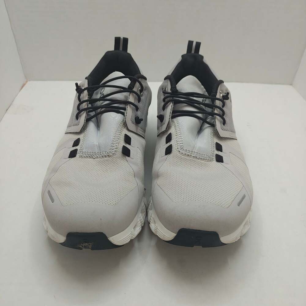 On Cloud 5 Waterproof Womens Size 8 Running Shoes Glacier Grey White - Picture 3 of 10